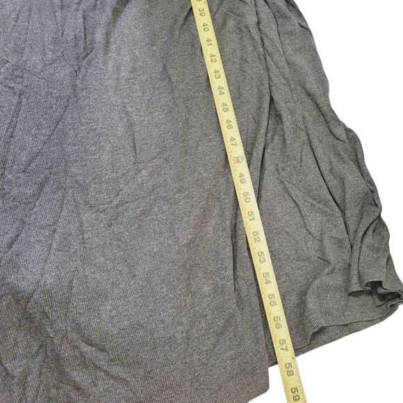 Daily Ritual Women's Relaxed Fit Rayon Spandex Fine Rib Maxi Dress Gray Medium - Picture 12 of 14